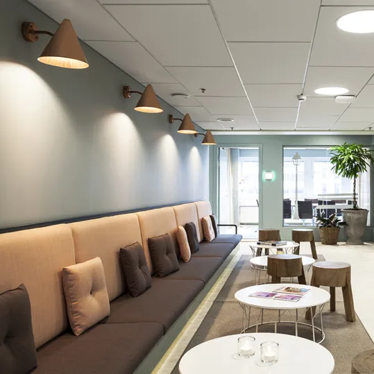 Tratten wall lamp, rough copper Örsjö Belysning