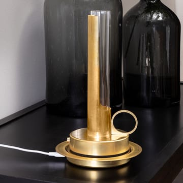 Visir table lamp - Raw brass - Örsjö Belysning