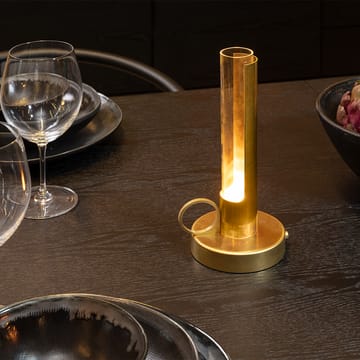 Visir table lamp - Raw brass - Örsjö Belysning