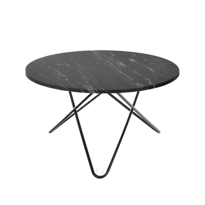 Big O Table dining table - Marble marquina. black stand - OX Denmarq