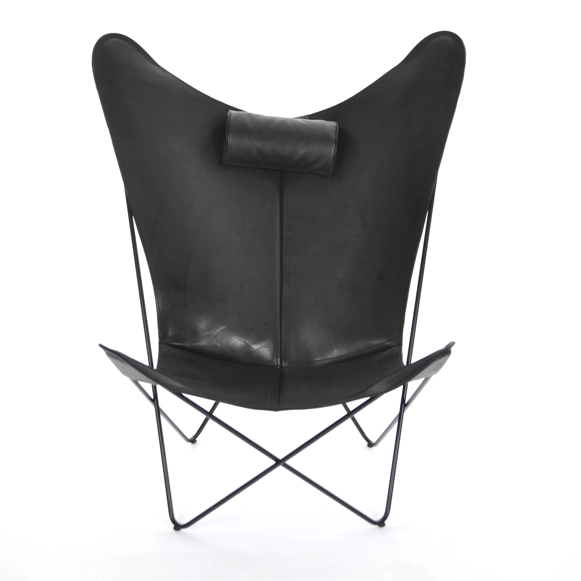 KS armchair. black undercarriage, black OX Denmarq