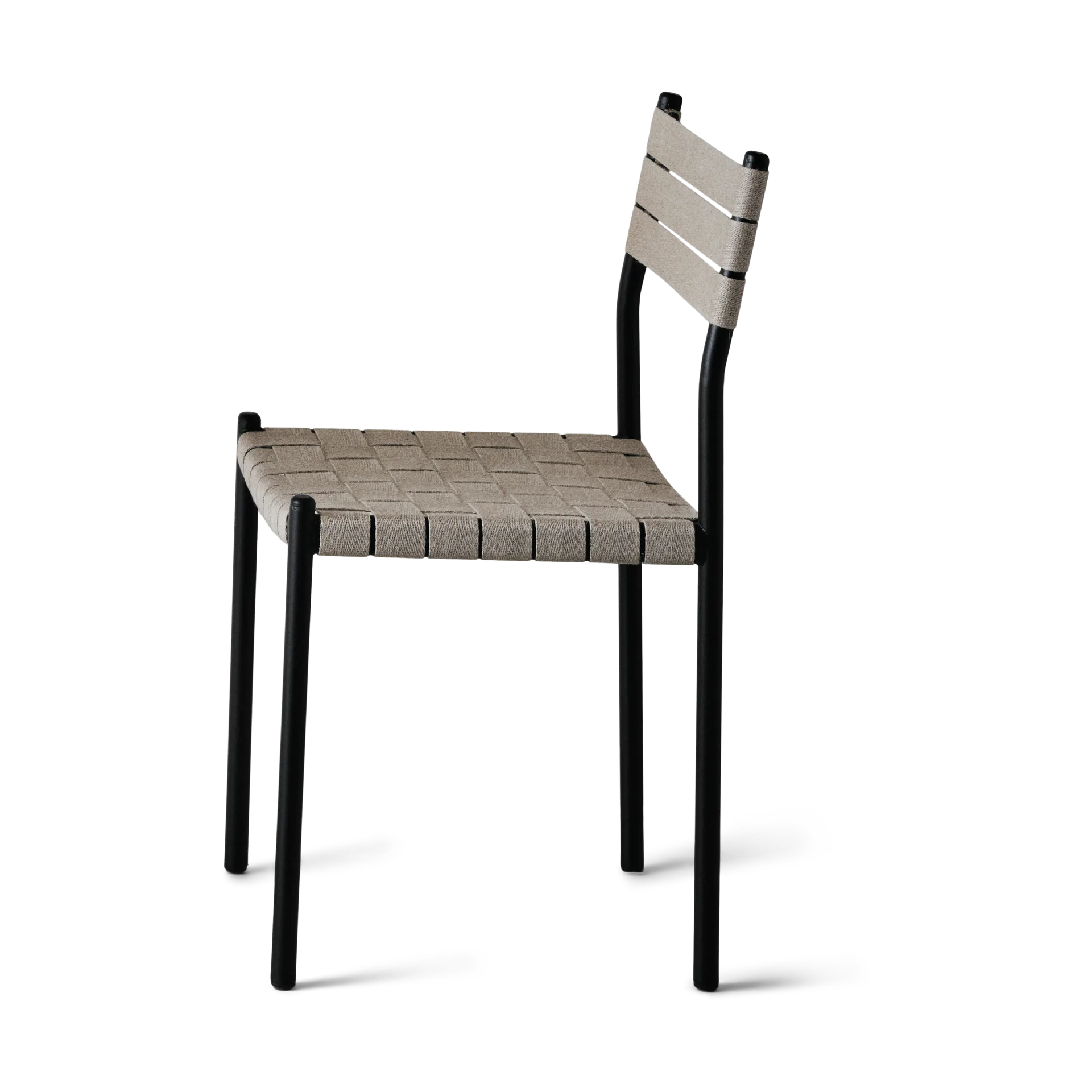 Nettan Chair black frame chair, Natural weave OX Denmarq