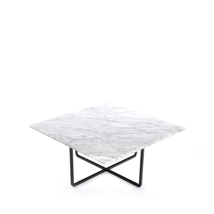 Ninety coffee table - marble carrara. black stand - OX Denmarq