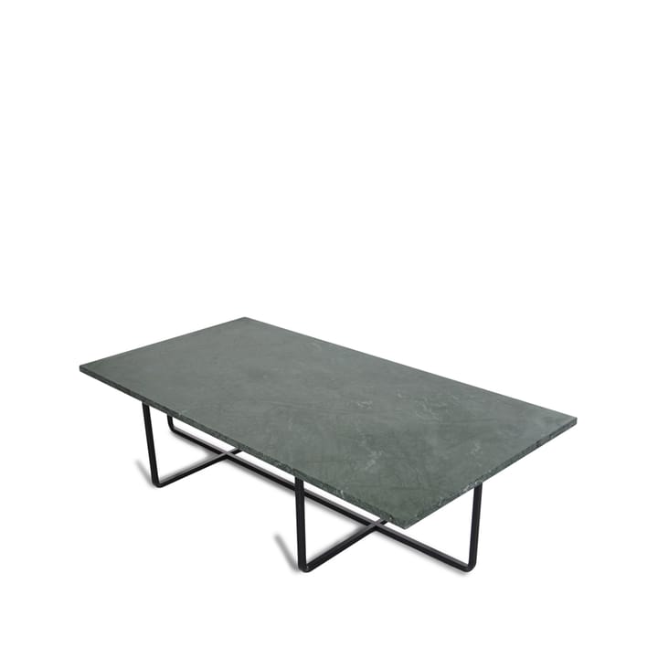 Ninety coffee table rectangular - marble indio. black stand - OX Denmarq