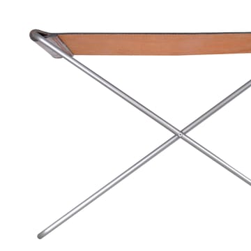 OX Stool stool - Leather cognac. stainless steel - OX Denmarq