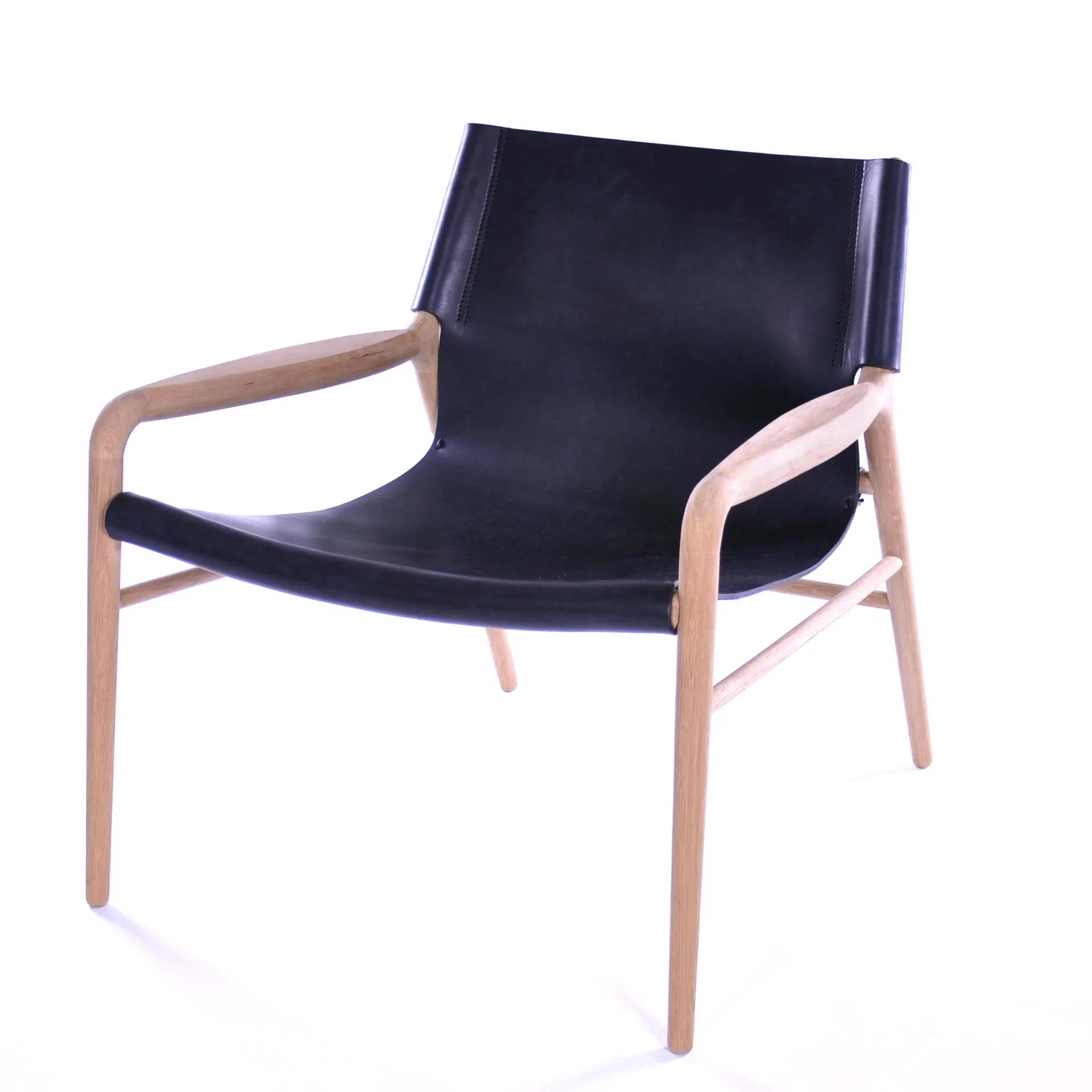 Rama armchair, black. soap treated oak OX Denmarq