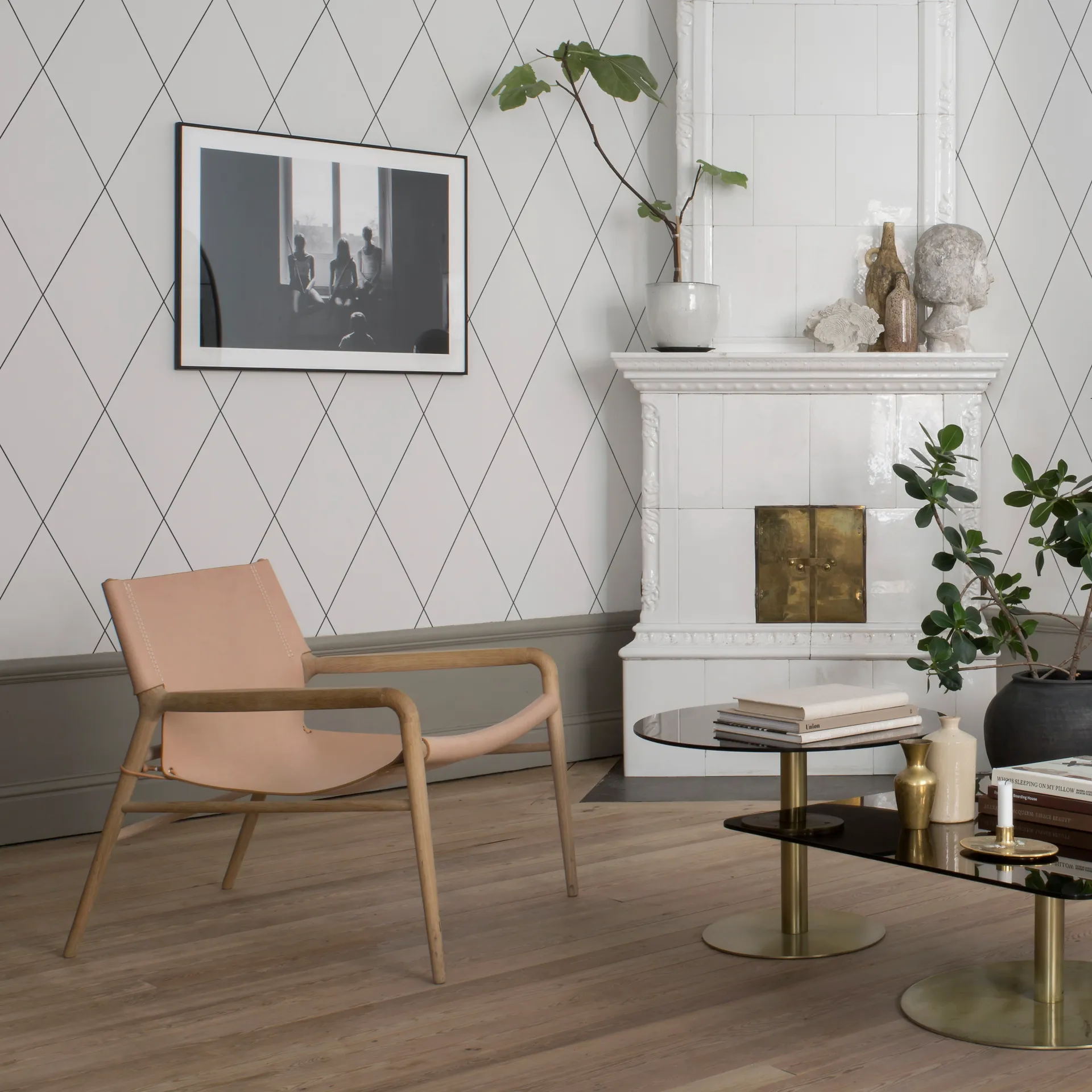 Rama armchair, nature. soap treated oak OX Denmarq