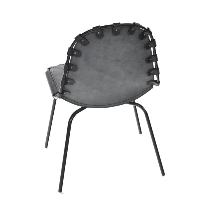 Stretch chair - leather nature. black stand - OX Denmarq