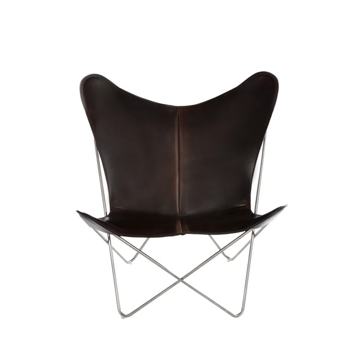 Trifolium bat armchair - Leather mocca - OX Denmarq