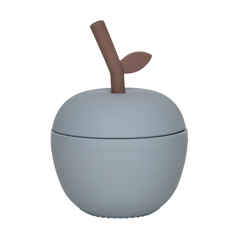 OYOY Apple cup Dusty Blue | Scandinavian Design | Coffee cups | Blue