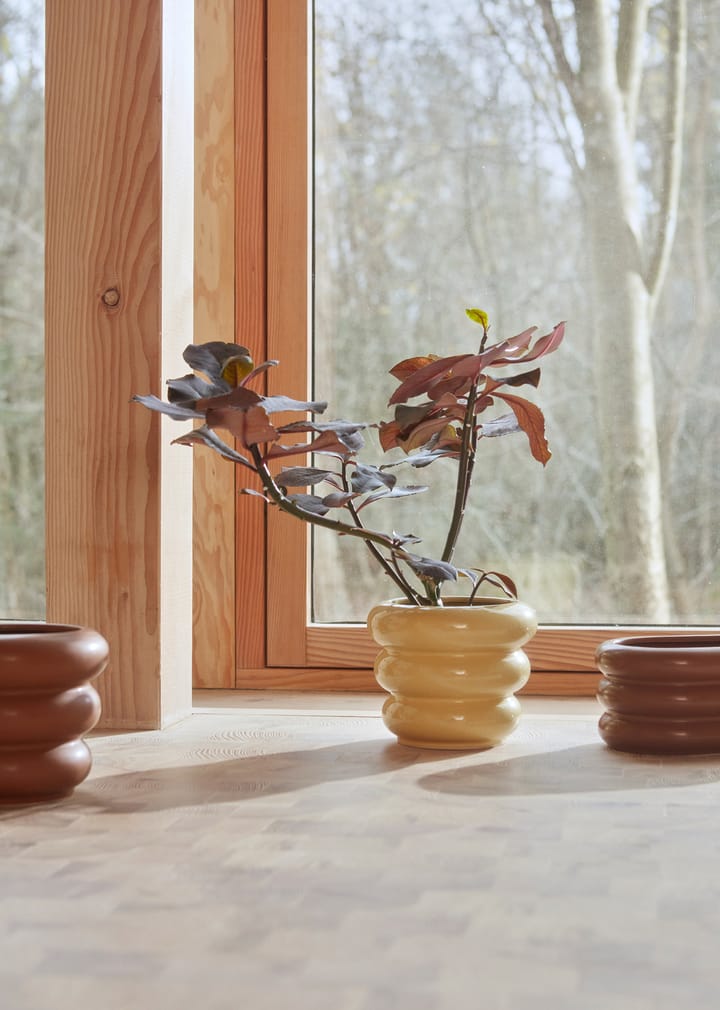 Awa flower pot small Ø19 cm, Caramel OYOY