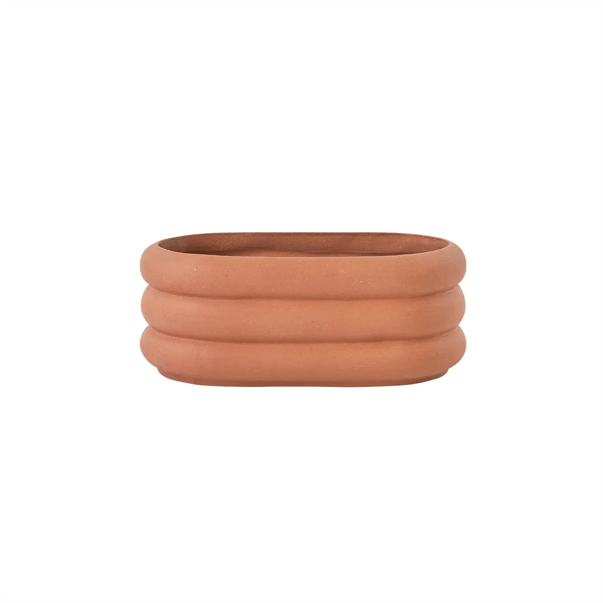 OYOY Awa pot outdoor extra Long 54 cm Terracotta | Scandinavian Design | Flower pots |