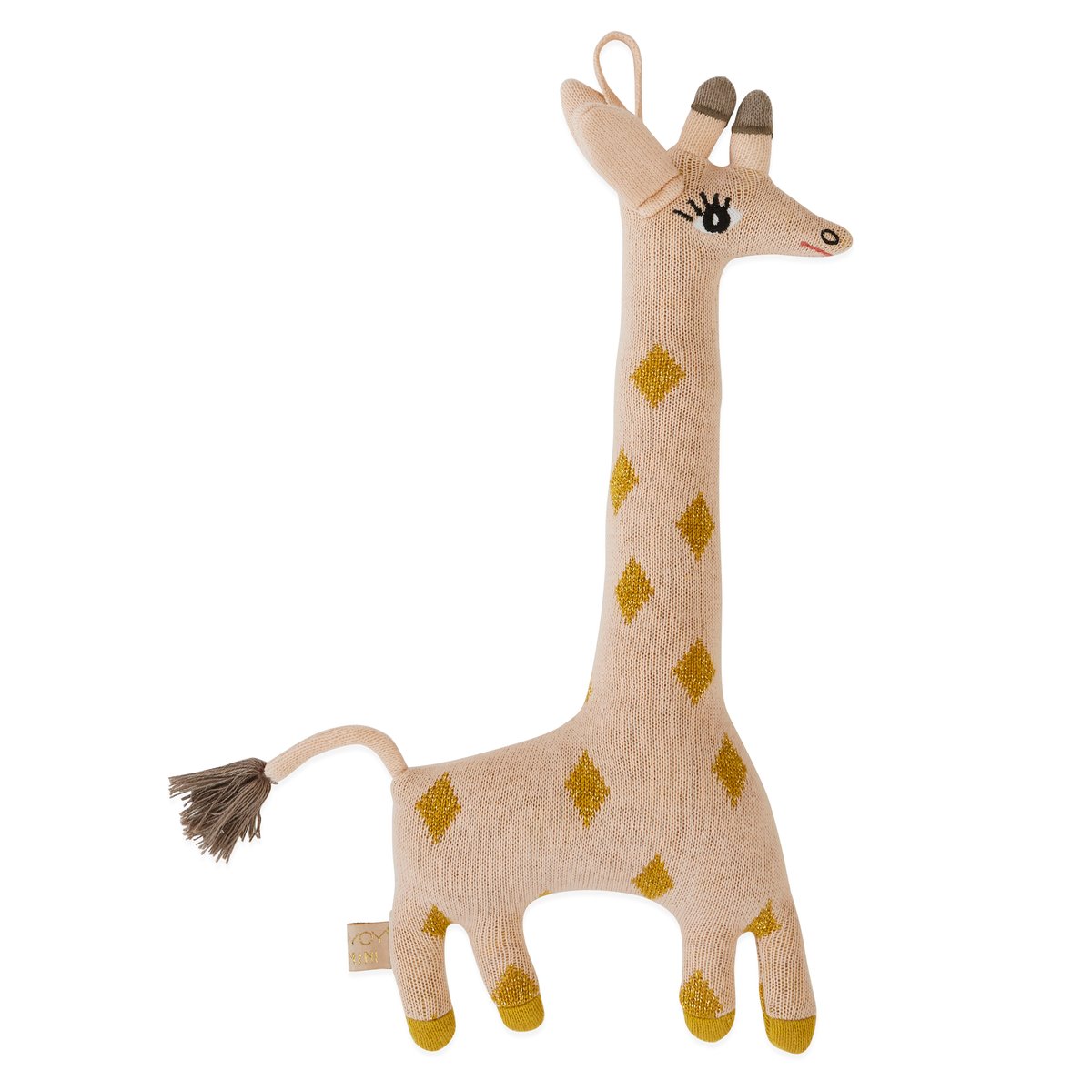 OYOY Baby Guggi Giraffe pink-amber | Scandinavian Design | Children's room accessories | Pink