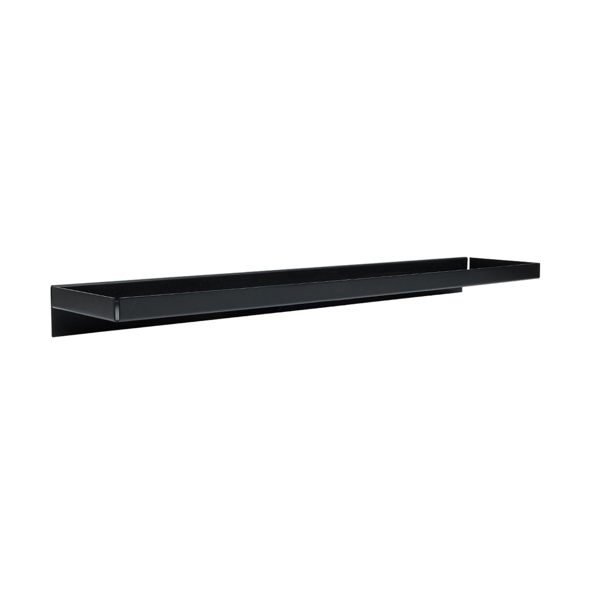 OYOY Bakku wall shelf large 16x80 cm Black