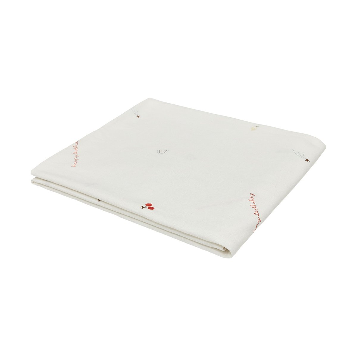 OYOY Birthday tablecloth 140x260 cm Offwhite | Scandinavian Design | Tablecloths | White