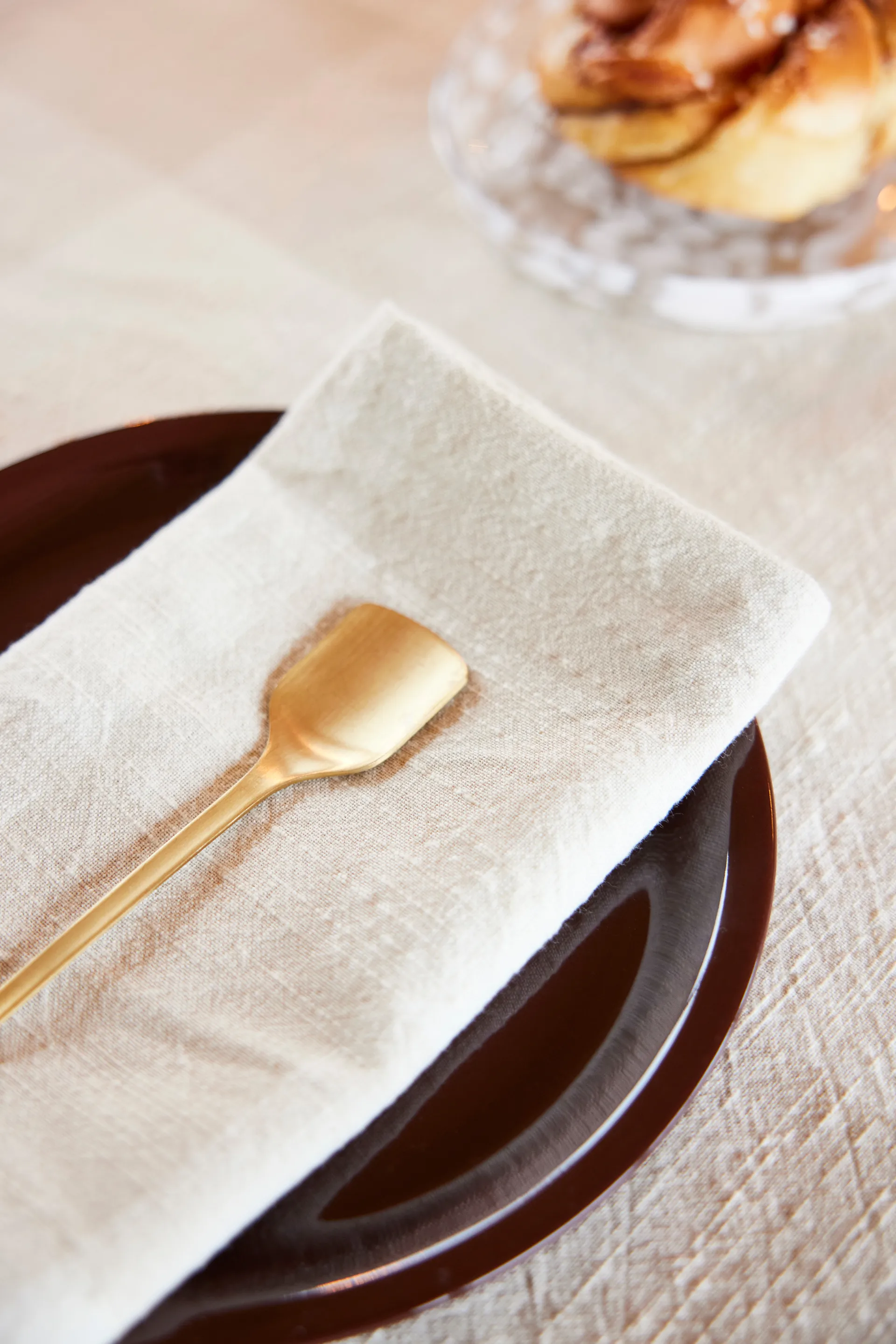 Chess napkin 2-pack, Clay OYOY