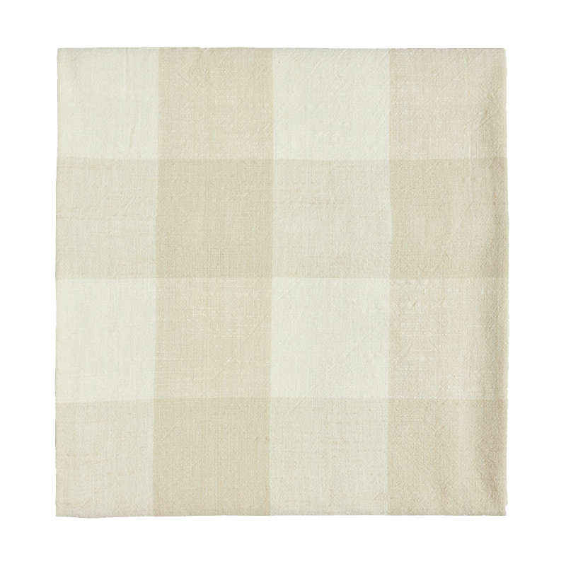 OYOY Chess tablecloth 200x140 cm Clay | Scandinavian Design | Tablecloths | Beige