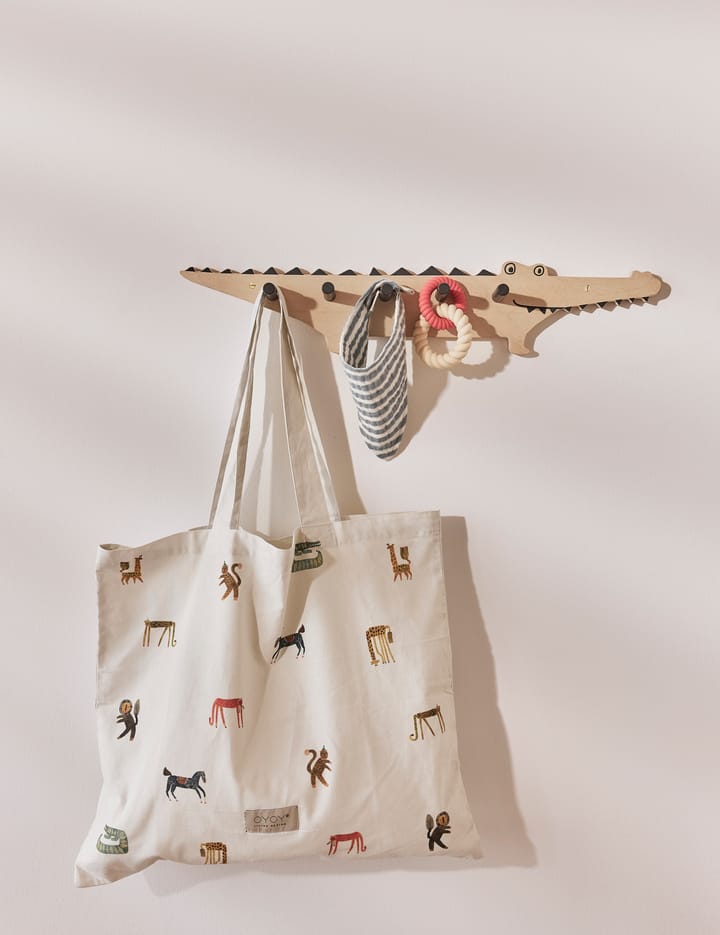 Crocodile coat hanger - Nature - OYOY