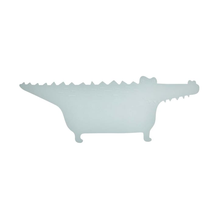 Crocodile Gustav bath mat - Pale mint - OYOY