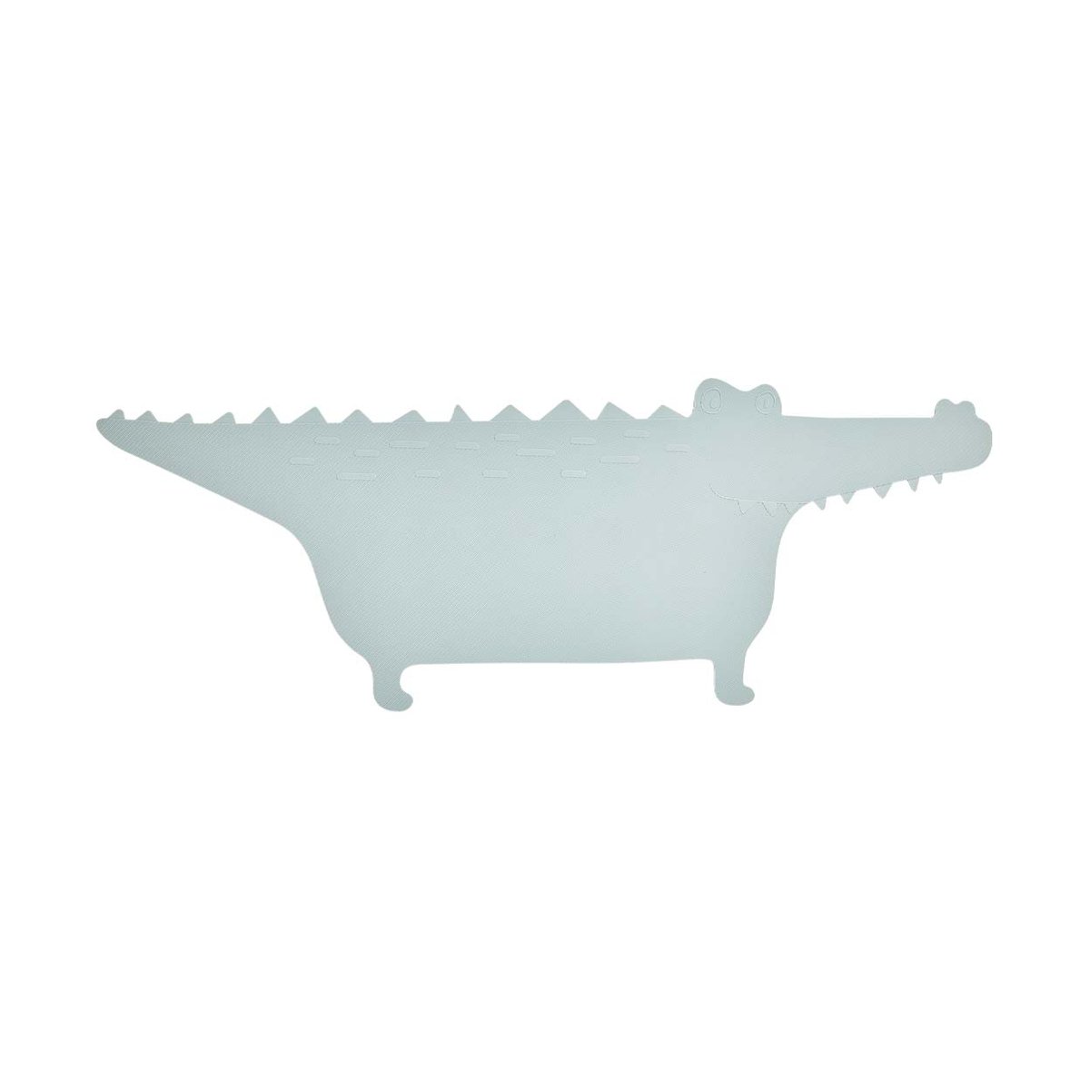 OYOY Crocodile Gustav bath mat Pale mint | Scandinavian Design | Bath mats | Blue