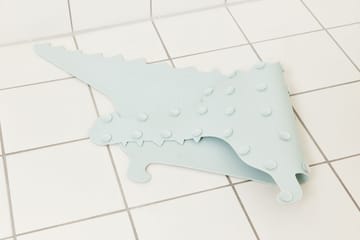 Crocodile Gustav bath mat - Pale mint - OYOY