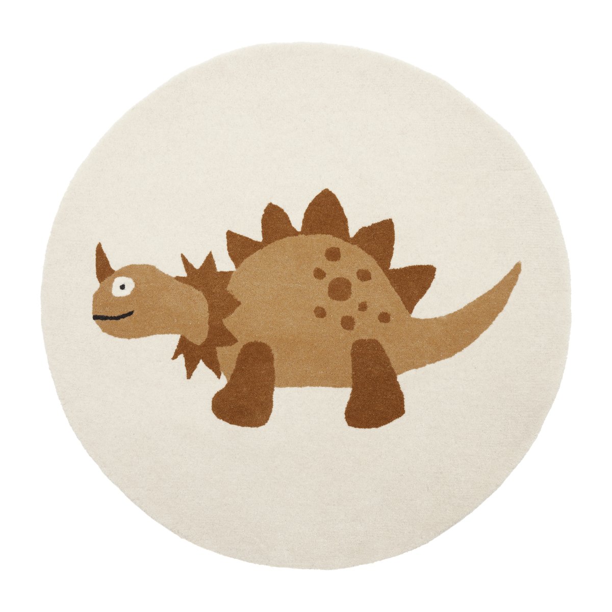 OYOY Dino rug o120 cm Billy | Scandinavian Design | Children's rugs | Brown