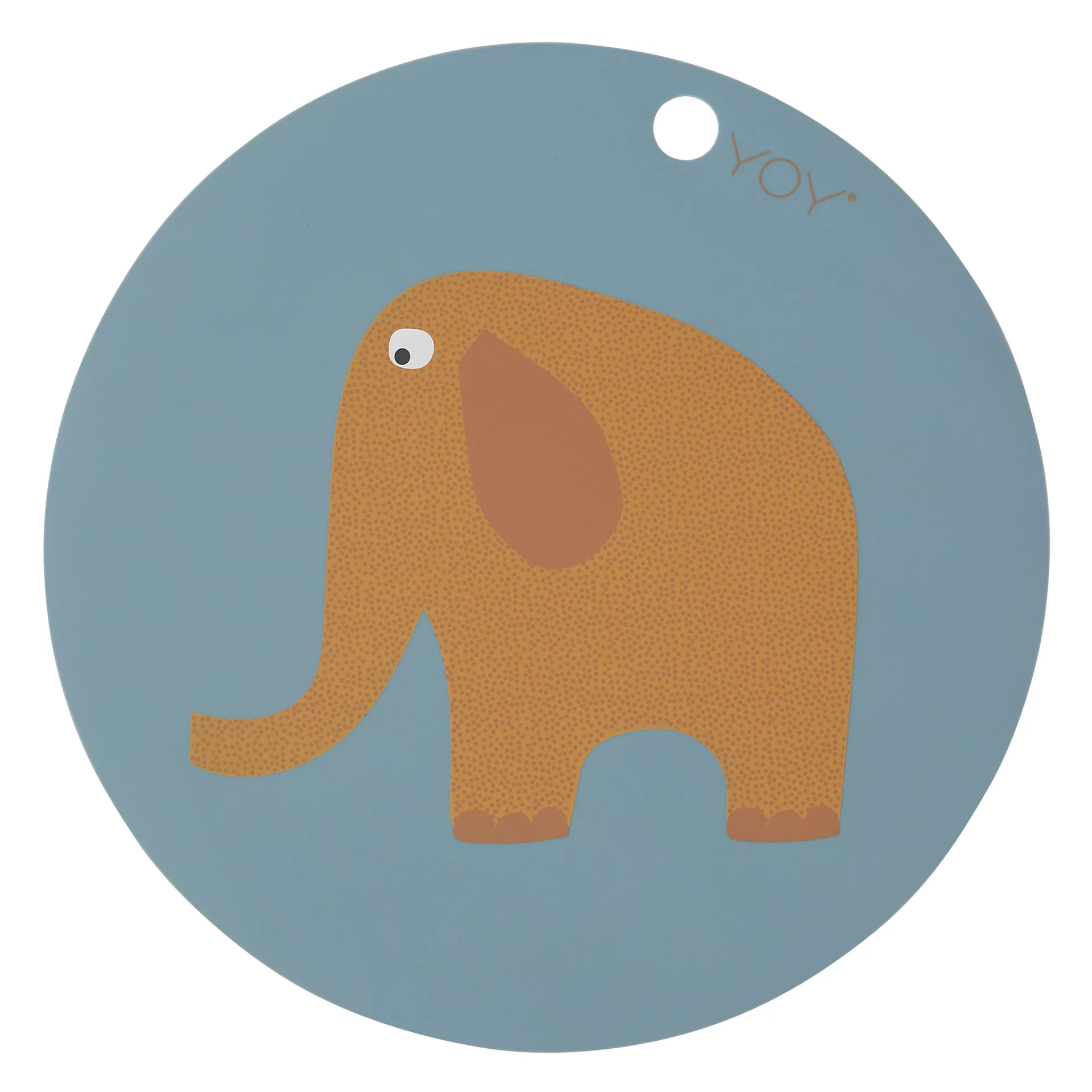 Elephant placemat, Tourmaline OYOY