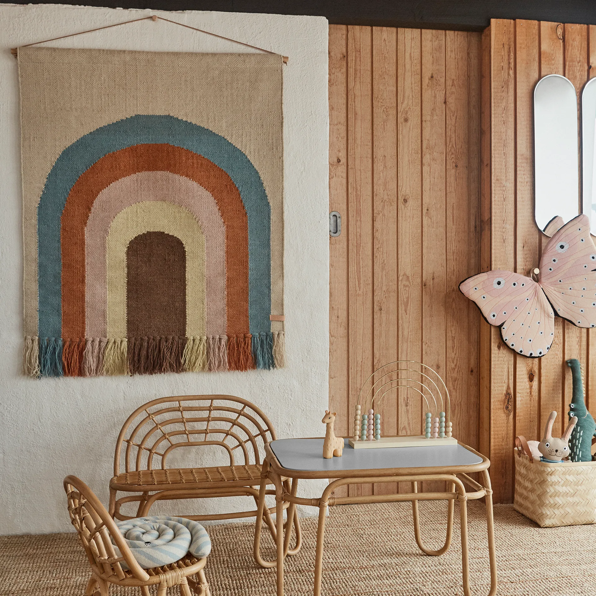 Follow the rainbow wall decoration 100x115 cm, Multi OYOY