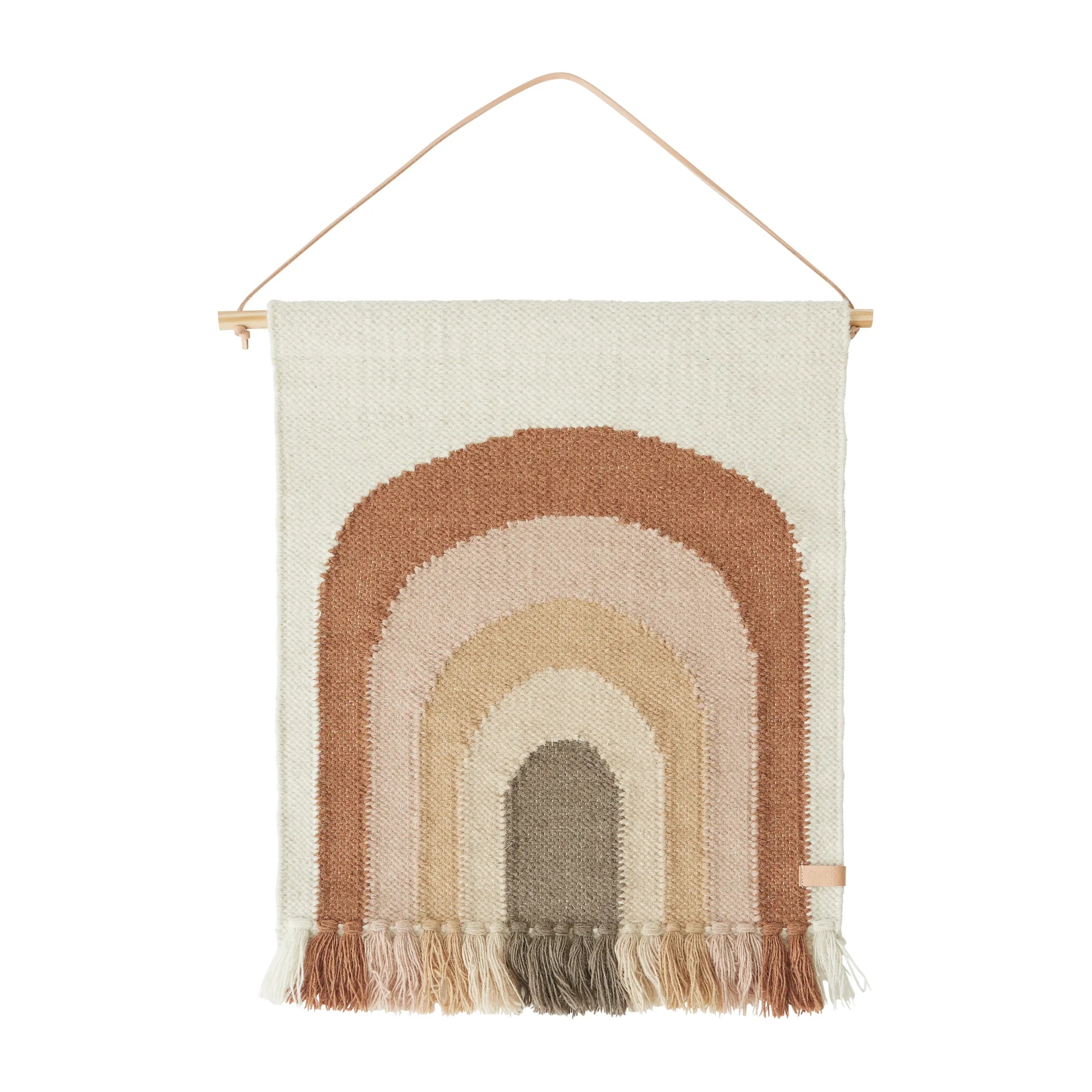 Follow the rainbow wall decoration 55x69 cm, chocolate OYOY