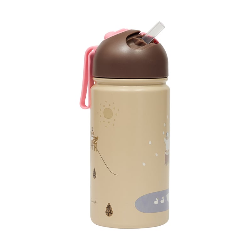 OYOY Friends in the Forest thermos bottle 36 cl Rose