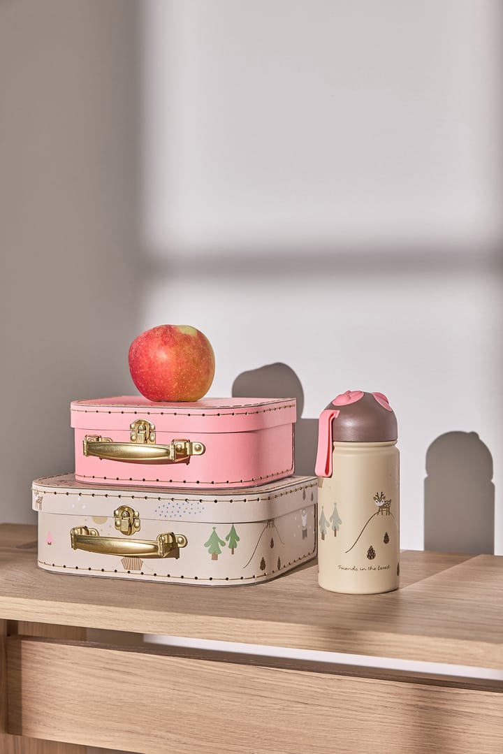Friends in the Forest thermos bottle 36 cl, Rose OYOY