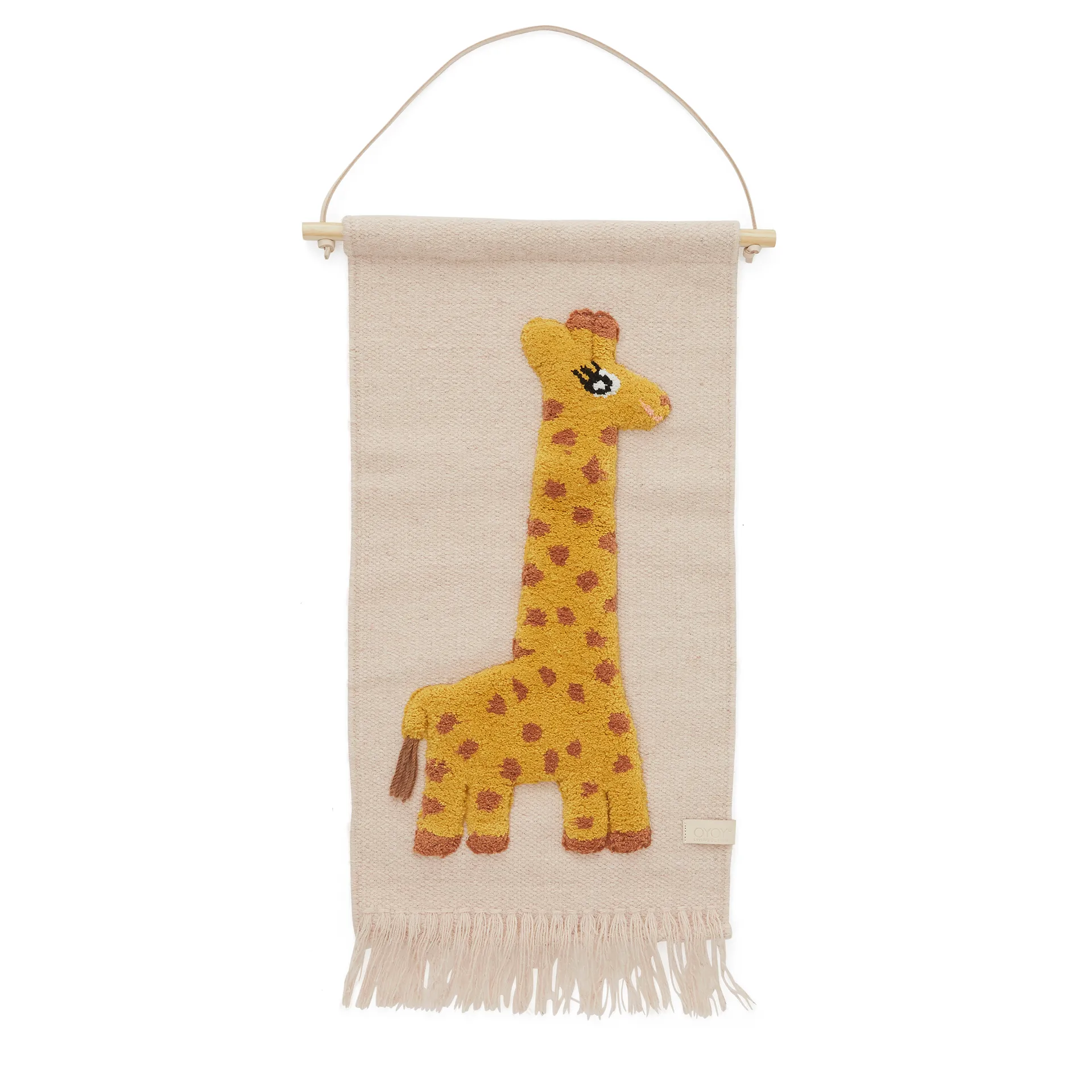 Giraffe wall decoration 32x70 cm, Rose OYOY