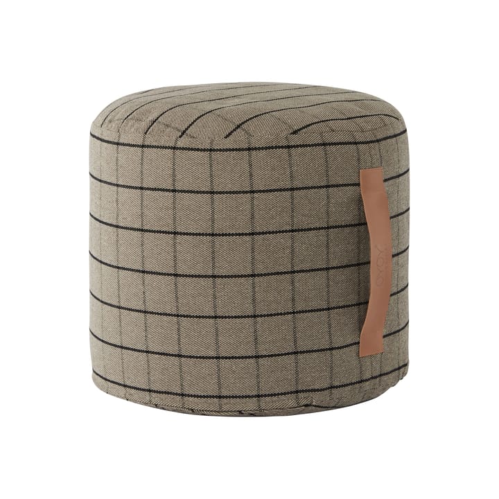Grid pouf Ø40 cm, clay OYOY