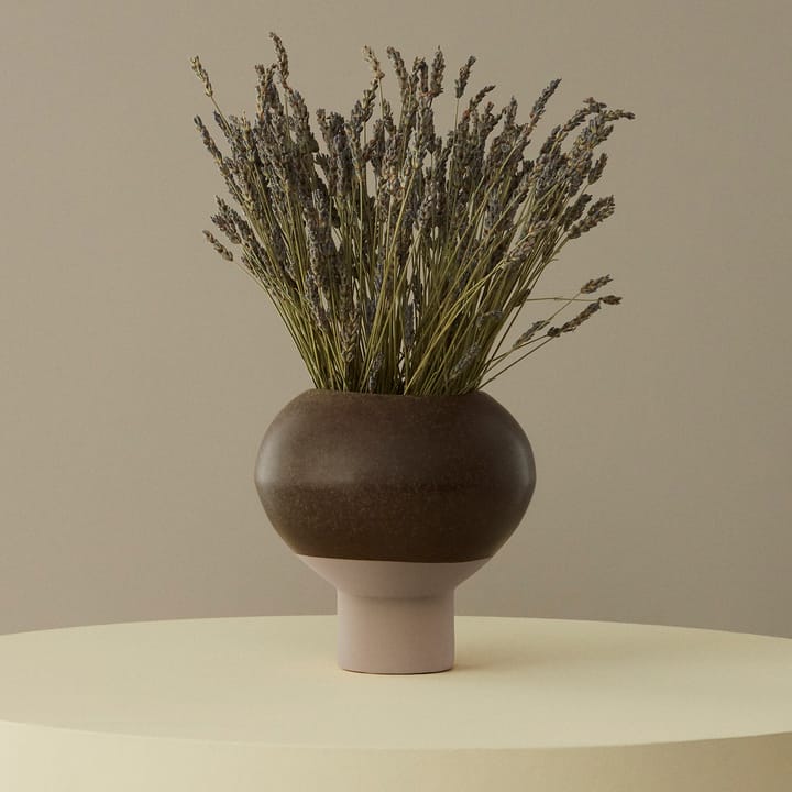 Hagi vase 15 cm - brown - OYOY