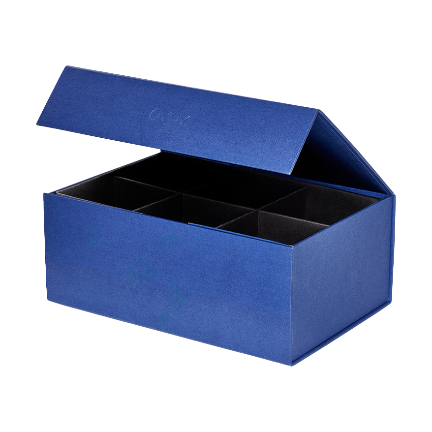 OYOY Hako storage box 18x25 cm Optic blue | Scandinavian Design | Boxes & jars | Blue