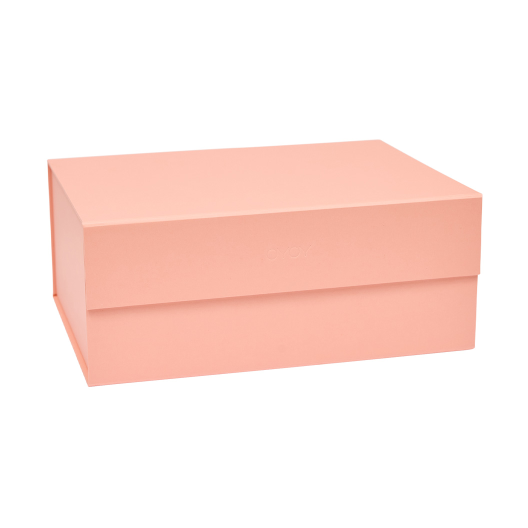 OYOY Hako storage box A4 Coral | Scandinavian Design | Boxes & jars | Pink