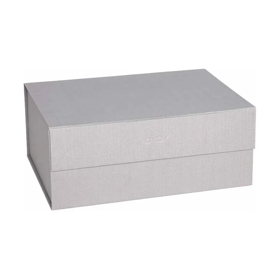 OYOY Hako storage box A4 Stone | Scandinavian Design | Boxes & jars | Grey