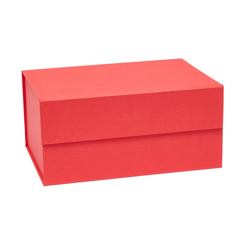 OYOY Hako storage box A5 Cherry red | Scandinavian Design | Boxes & jars | Red