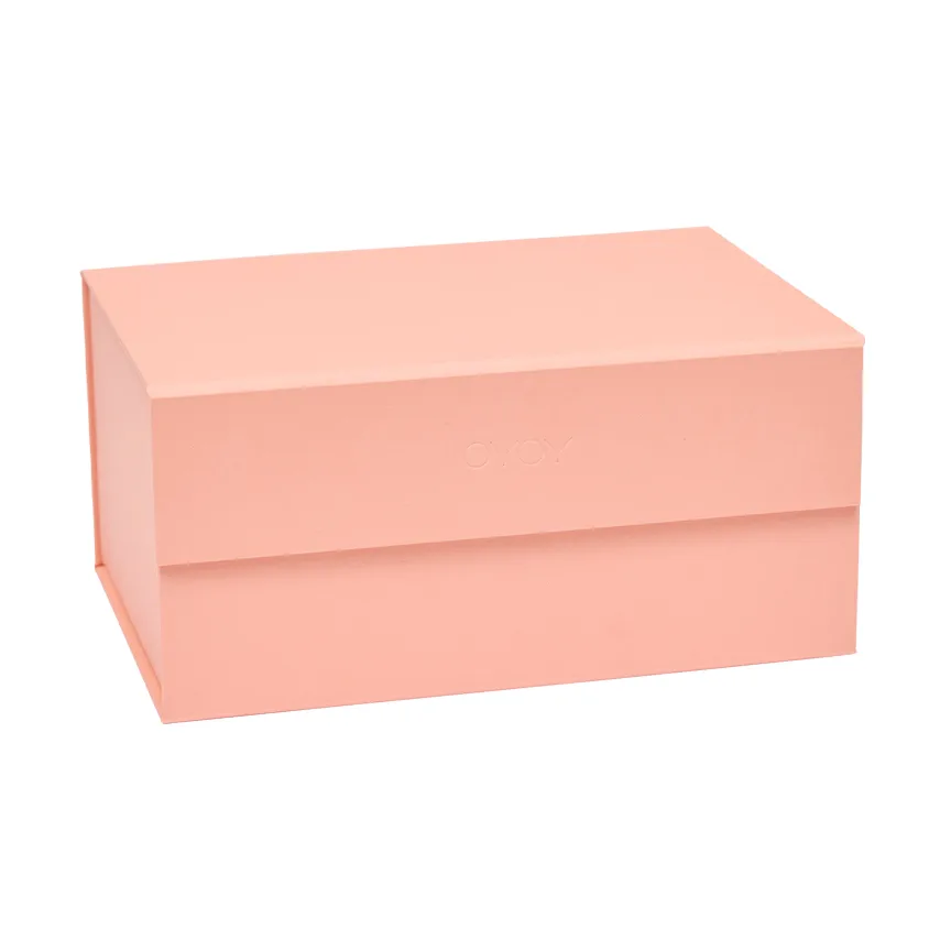 OYOY Hako storage box A5 Coral | Scandinavian Design | Boxes & jars | Pink