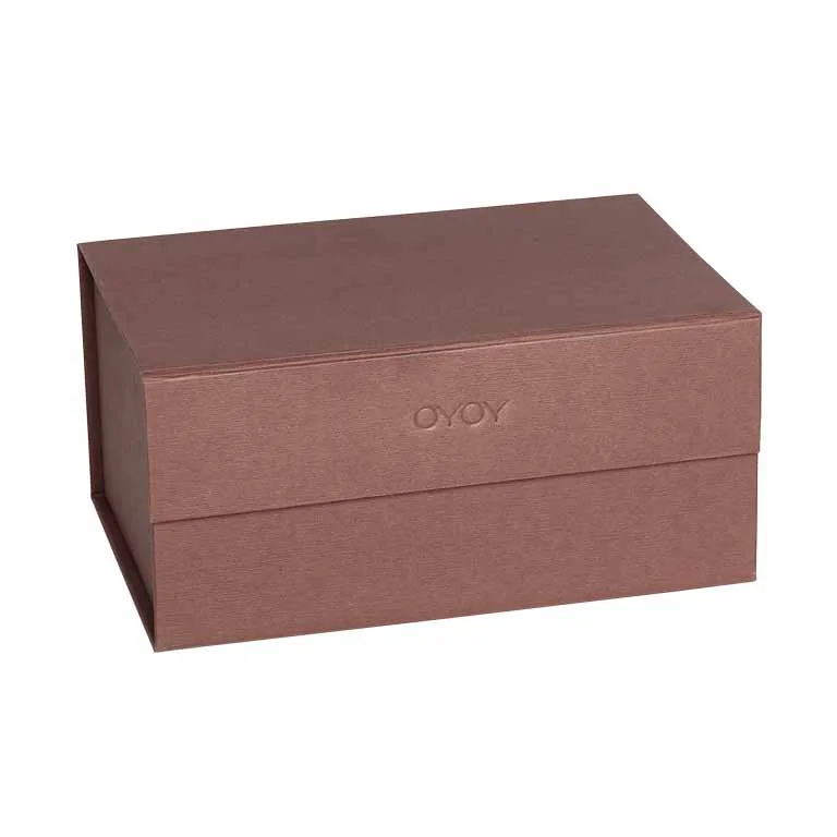 OYOY Hako storage box A5 Dark caramel | Scandinavian Design | Boxes & jars | Brown