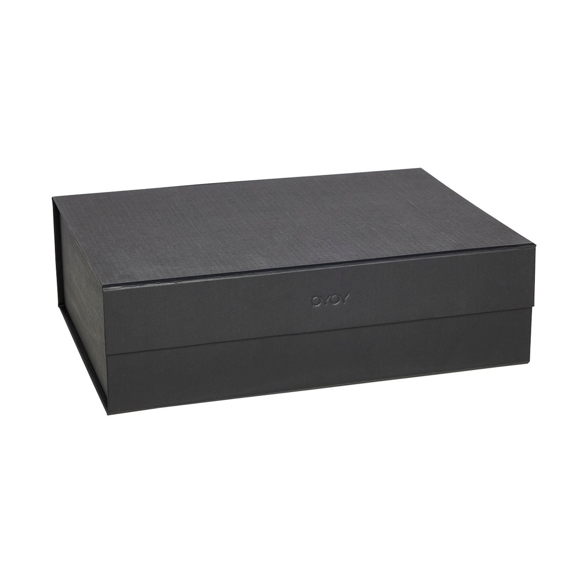 OYOY Hako storage box for Christmas baubles 32x44 cm Black