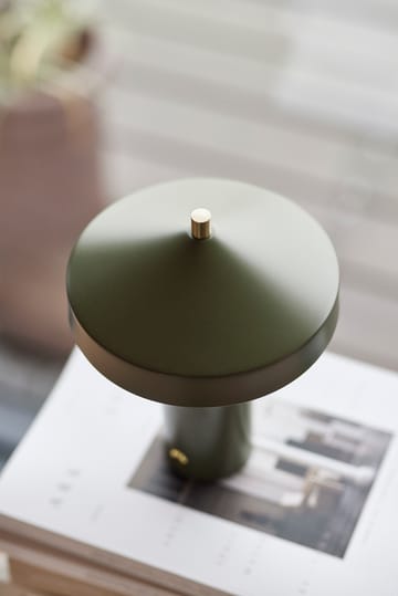 Hatto table lamp 24.5 cm - Olive - OYOY