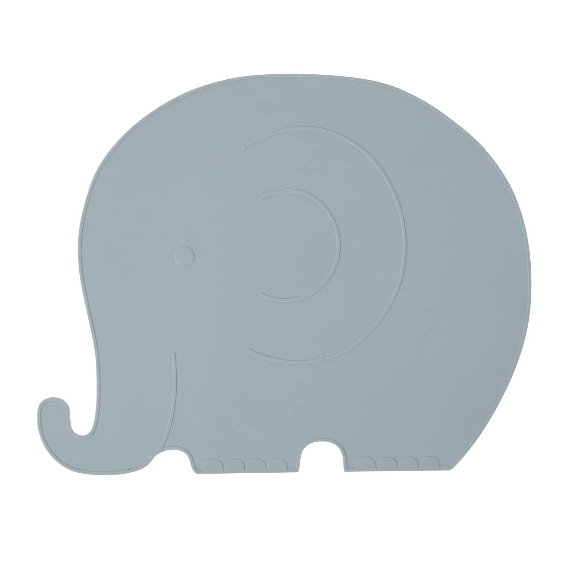Henry Elephant placemat, pale blue OYOY