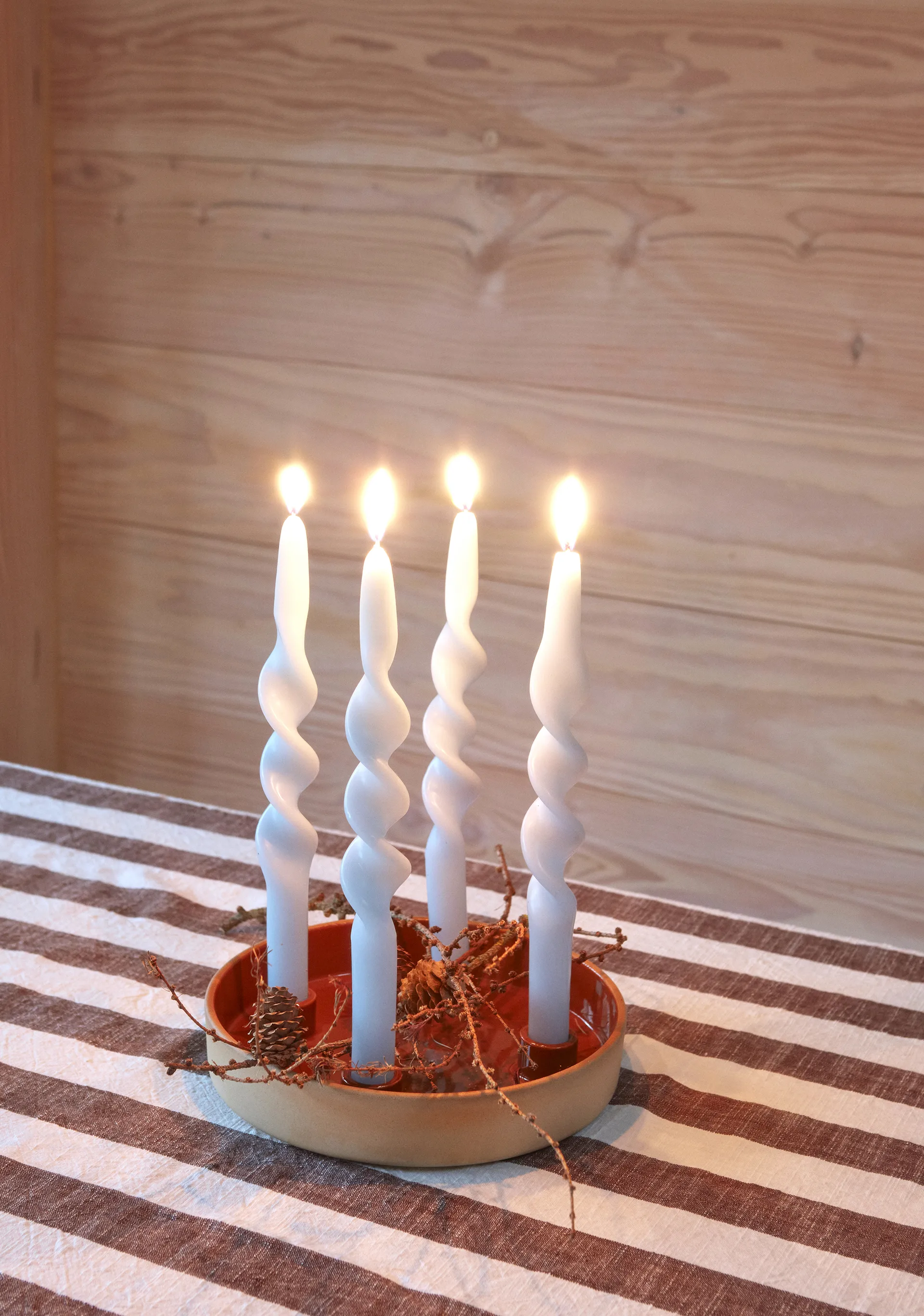 Hikari advent candle Ø24.5 cm, Nutmeg OYOY