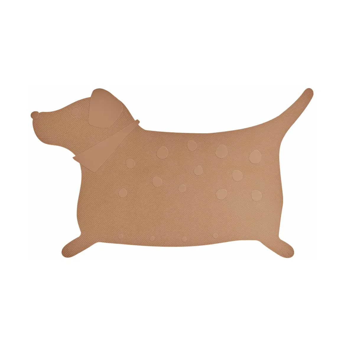OYOY Hunsi Dog bath mat Camel | Scandinavian Design | Bath mats | Brown