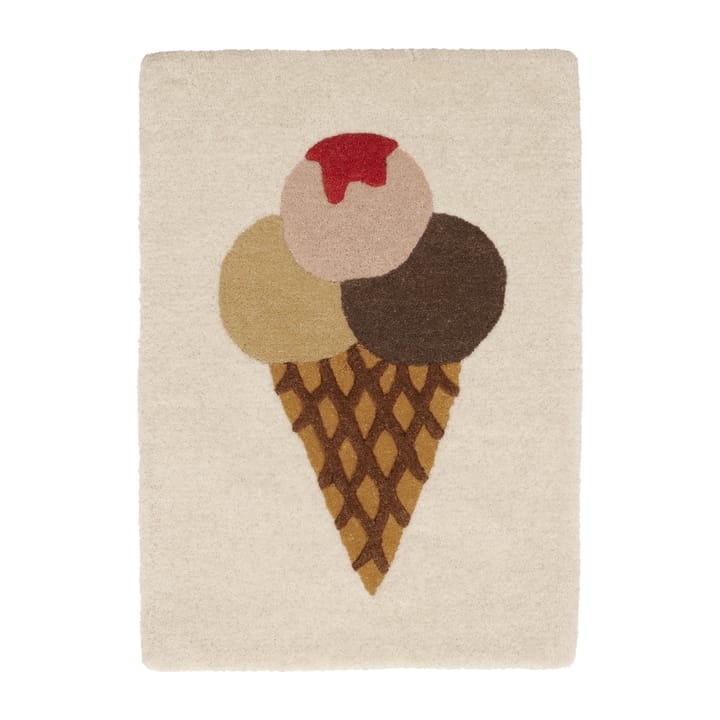 Ice Cream Tufted children's rug 45x65 cm - Multi - OYOY