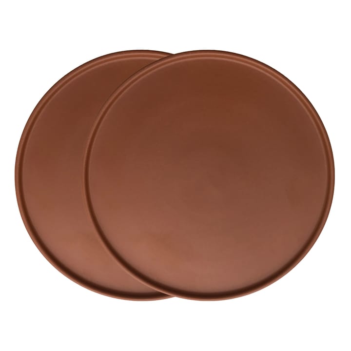 Inka plate Ø26 cm 2-pack - caramel - OYOY