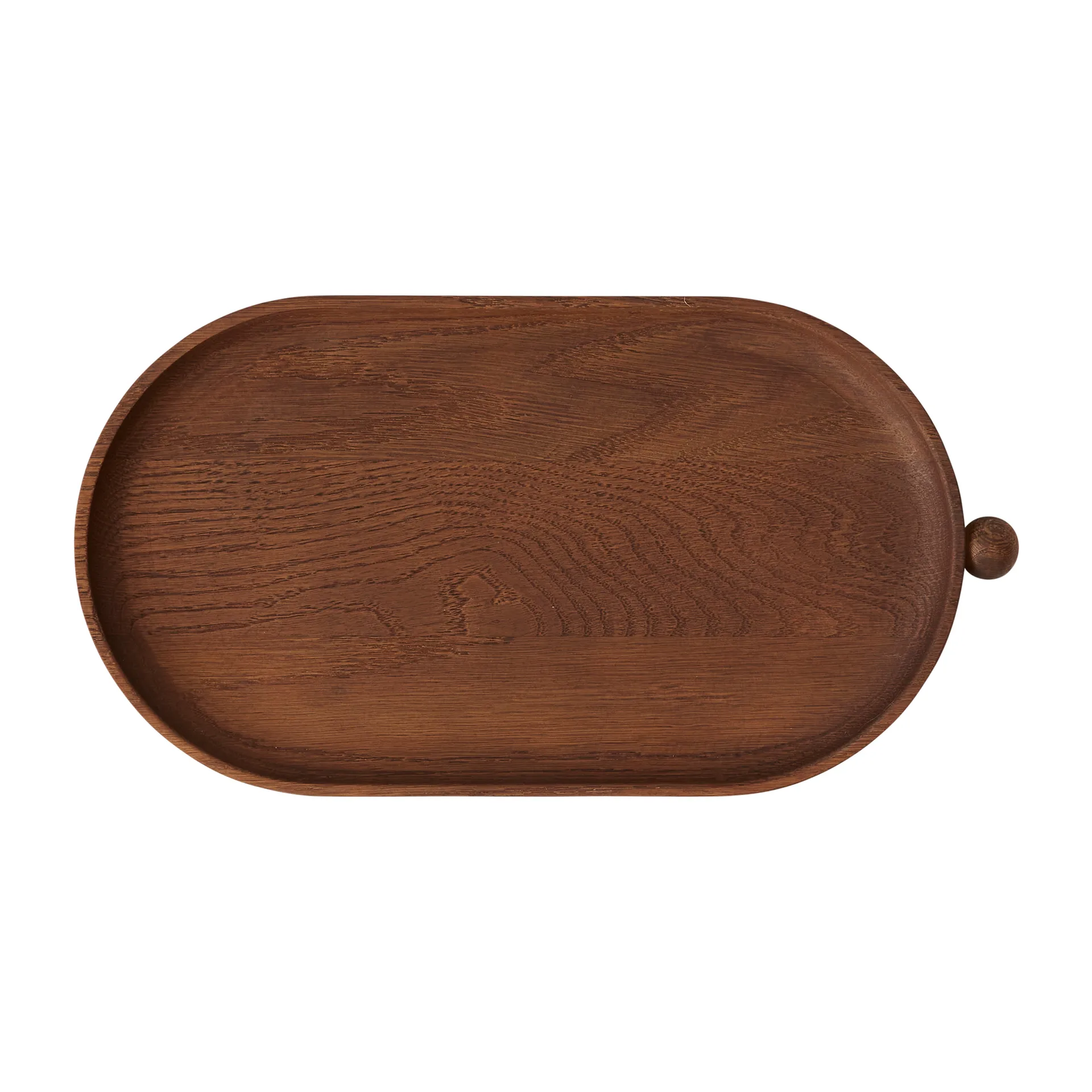 Inka wooden tray 18x38 cm, Dark OYOY