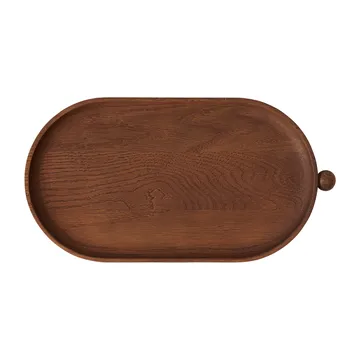 Inka wooden tray 18x38 cm - Dark - OYOY