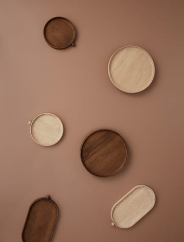 Inka wooden tray round Ø20 cm - Nature - OYOY
